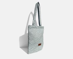 Bolsa tipo shopper mediana MINIOTS étnico azul