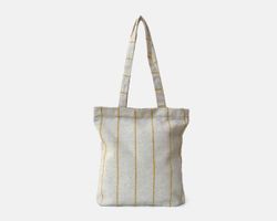 Bossa tipus shopper mitjana MINIOTS ratlles grogues