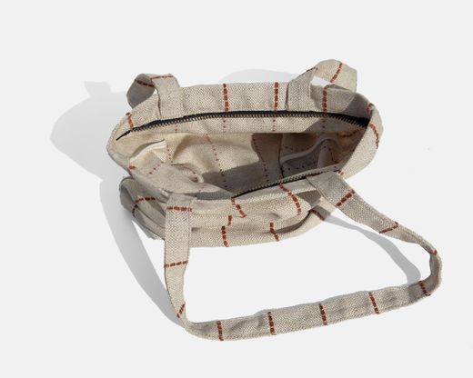 Bolsa tipo shopper mediana MINIOTS  rayas caldera