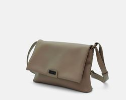 Bolso bandolera con solapa CUIROTS Seta de piel