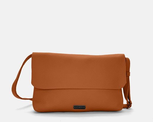 Bolso bandolera con solapa CUIROTS Seta de piel