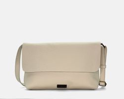 Bolso bandolera con solapa CUIROTS Seta de piel