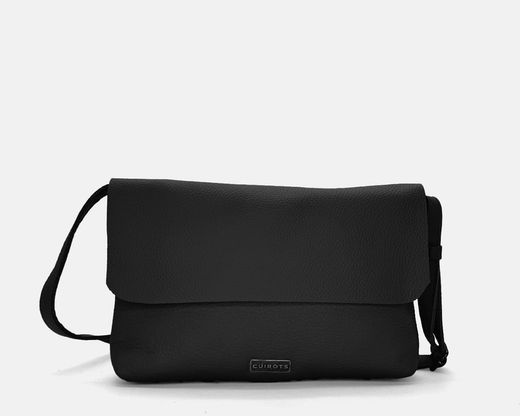 Bolso bandolera con solapa CUIROTS Seta de piel