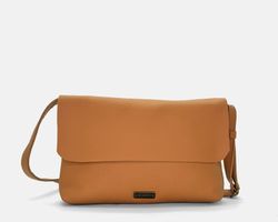 Bolso bandolera con solapa CUIROTS Seta de piel