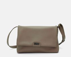Bolso bandolera con solapa CUIROTS Seta de piel