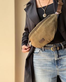 Sac bandoulière en toile CUIROTS