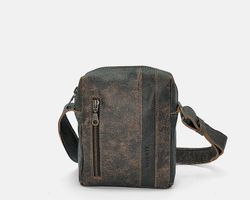 Bandolera pequeña de piel CUIROTS Ranch para hombre