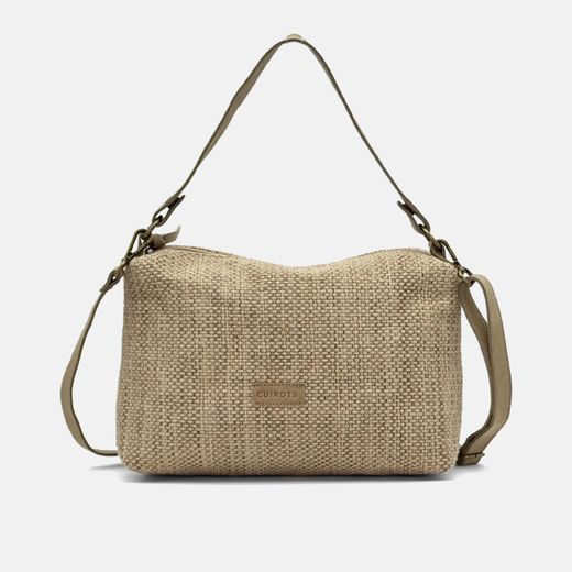Sac bandoulière en raphia CUIROTS Ibiza