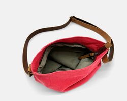 Sac bandoulière en lin Louise de CUIROTS