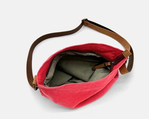 Sac bandoulière en lin Louise de CUIROTS