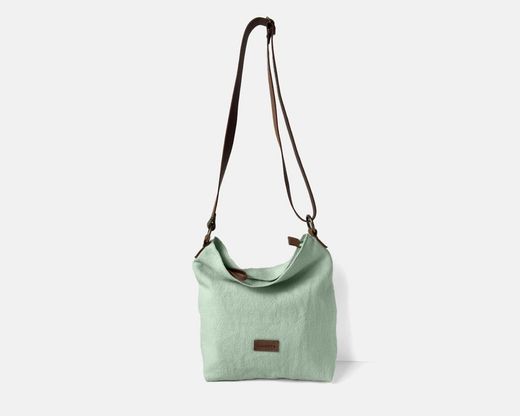 Sac bandoulière en lin Louise de CUIROTS