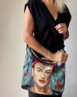 MINIOTS Sac bandoulière moyen Frida Kahlo