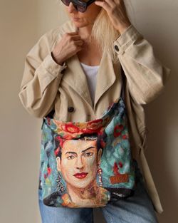 MINIOTS Sac bandoulière moyen Frida Kahlo
