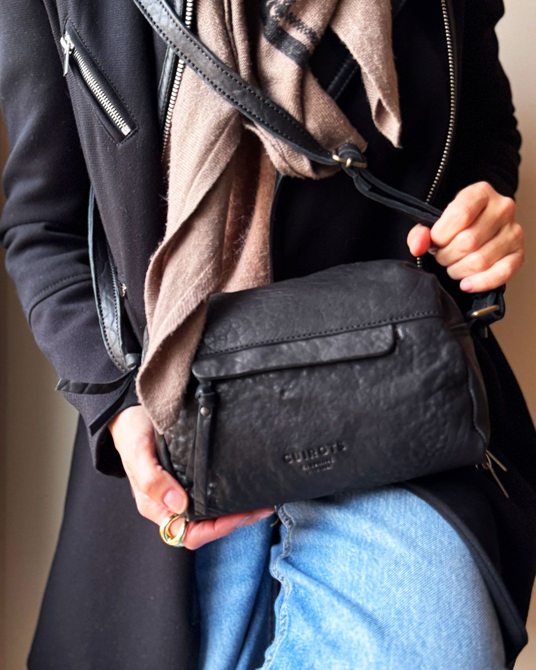 Bolso bandolera pequeño CUIROTS Australia de piel Cuero