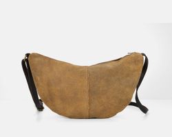 Bandolera serraje vintage Zoe de CUIROTS