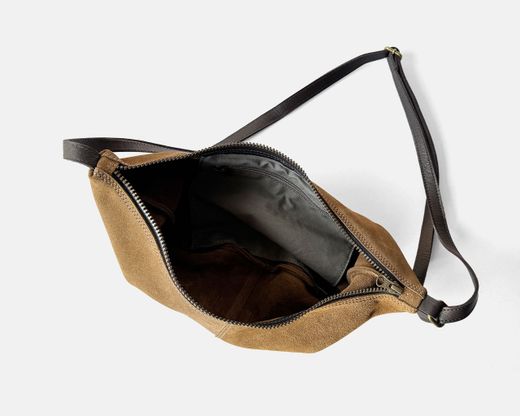 Bandolera serraje vintage Zoe de CUIROTS