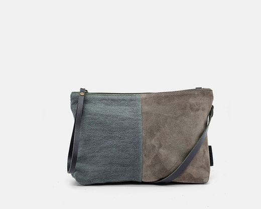 Bolso CUIROTS Patchwork de Serraje y lona