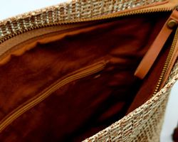 Bolso de hombro CUIROTS Airo de rafia