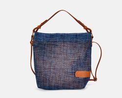 Bolso de hombro CUIROTS Airo de rafia