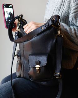 Bolso de hombro y bandolera grande CUIROTS Australia de piel