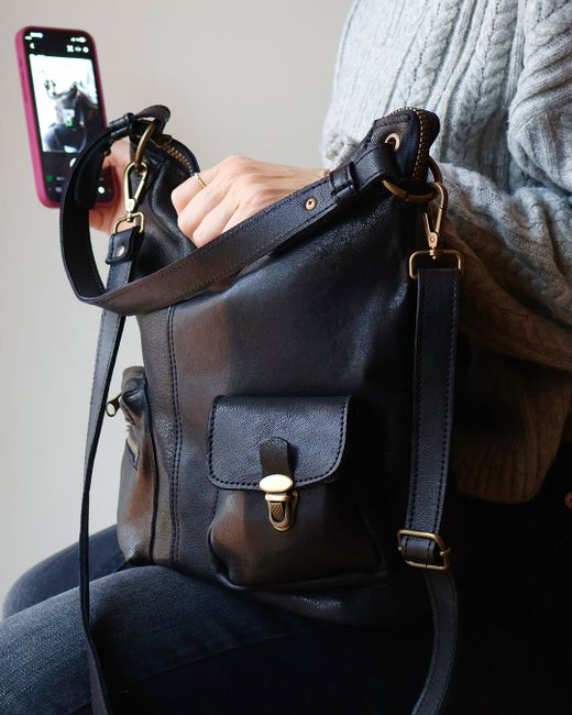 Bolso de hombro y bandolera grande CUIROTS Australia de piel