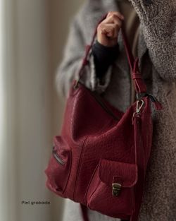 Bolso de hombro y bandolera grande CUIROTS Australia de piel