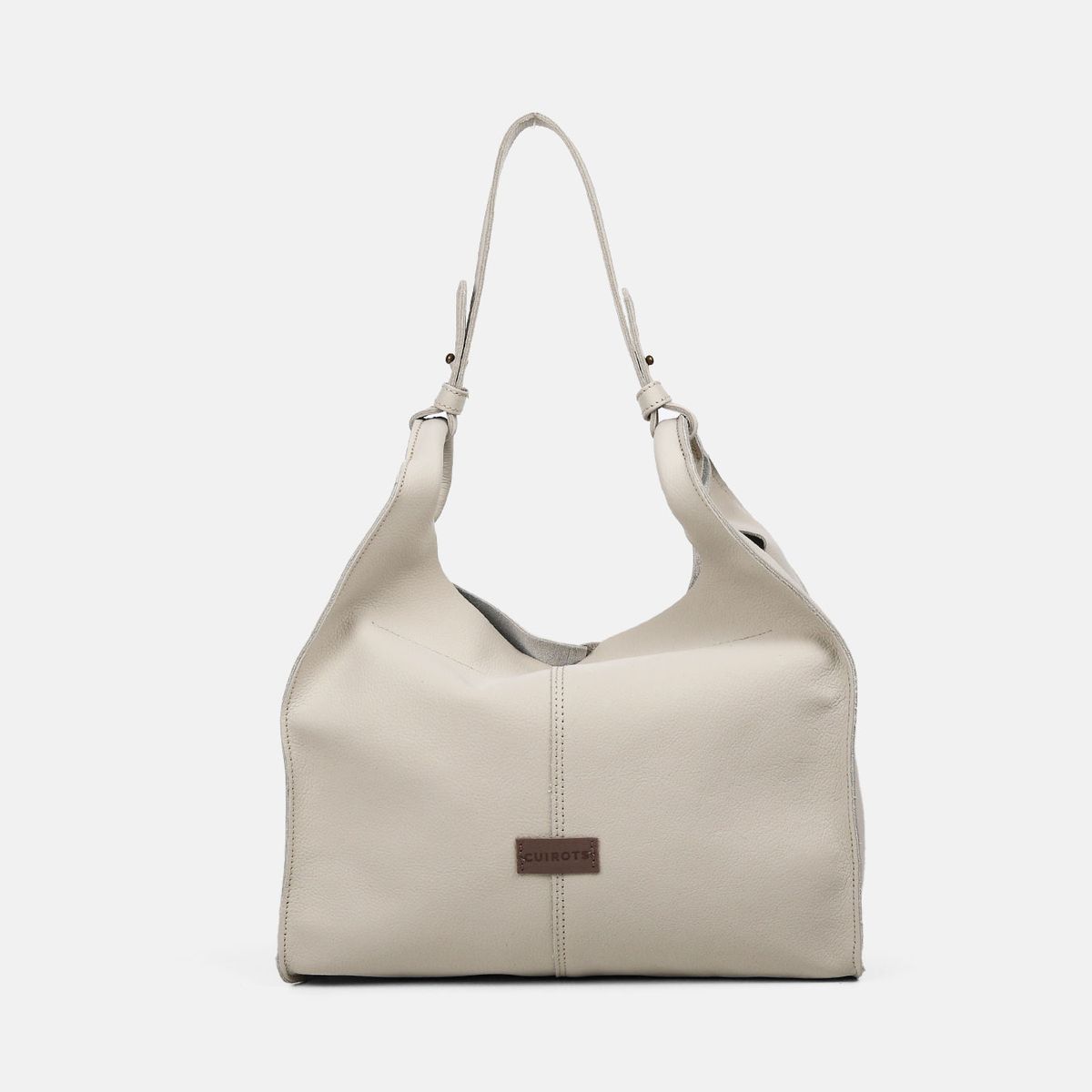 Bolso de hombro grande CUIROTS Desert beige