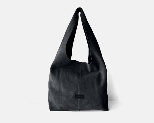 Bolso de hombro grande de serraje CUIROTS Zoe