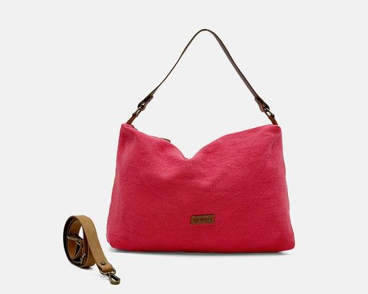 Bolso de hombro lino CUIROTS Louise
