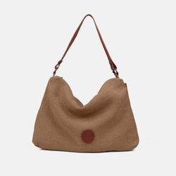 Bolsa de ombro de linho Louise da CUIROTS