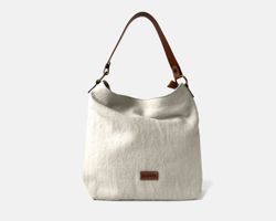 Bolsa de ombro em linho CUIROTS Louise