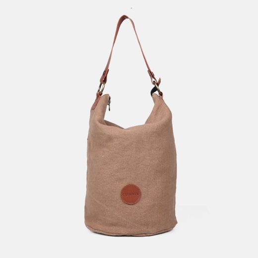 Sac bandoulière en lin Louise de CUIROTS