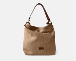 Bolsa de ombro em linho CUIROTS Louise