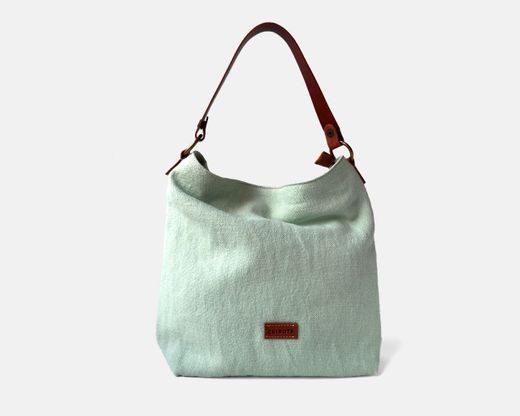 Bolsa de ombro em linho CUIROTS Louise
