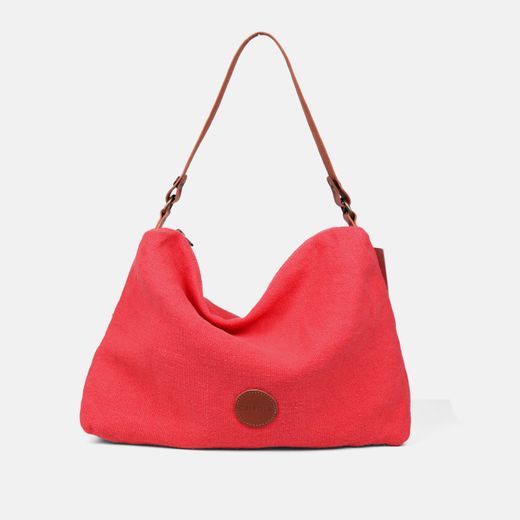 Bolsa de ombro de linho Louise da CUIROTS