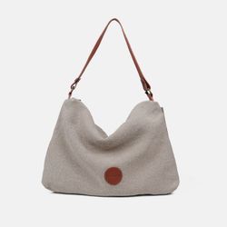 Bolsa de ombro de linho Louise da CUIROTS