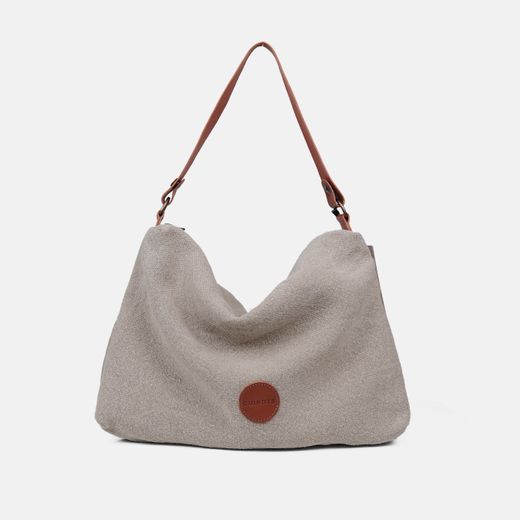 Bolso de hombro lino CUIROTS Louise