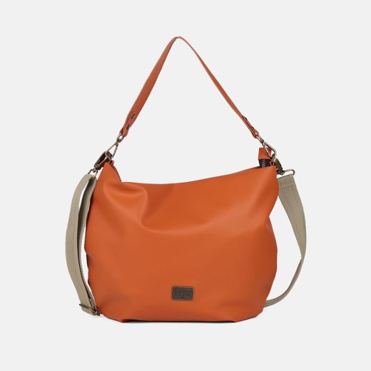 Bolsa de ombro média em silicone biológico CUIROTS