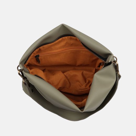 Bolsa de ombro média em silicone biológico CUIROTS