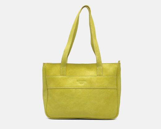 CUIROTS Chic bolsa de ombro shopper de couro