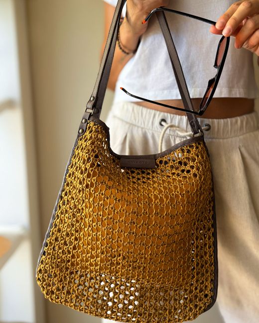 Bolso de hombro shopper CUIROTS Formentera