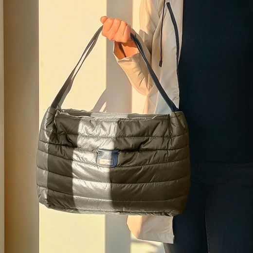 Bolso de hombro Shopper CUIROTS Puffer acolchado