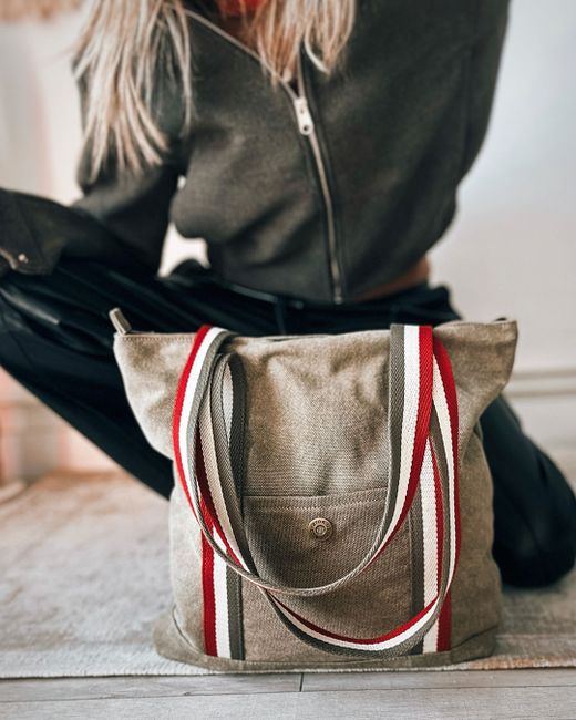 Bolso de hombro tipo shopper CUIROTS Nuck