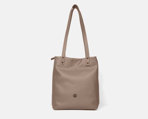 Bolso de hombro shopper CUIROTS seta de piel