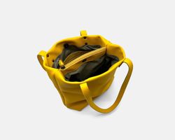 Bolso de hombro shopper CUIROTS seta de piel