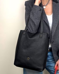 Bolso de hombro shopper CUIROTS seta de piel