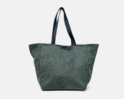 Bolsa de ombro de veludo cotelê de inverno CUIROTS