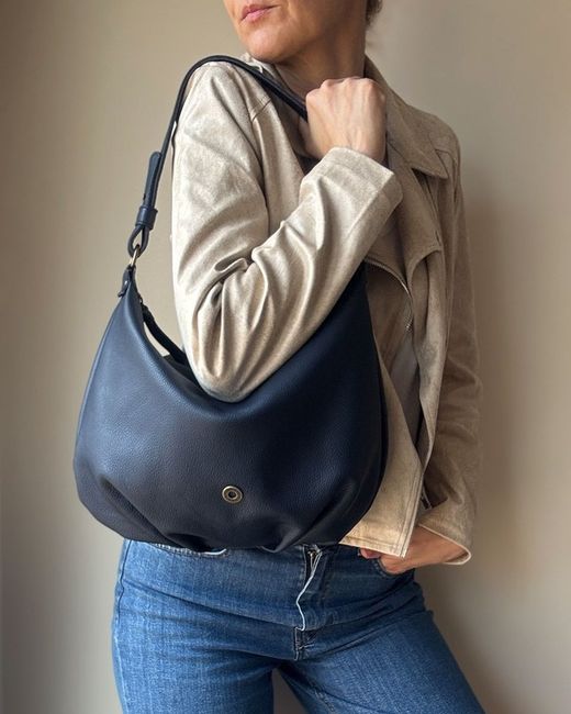 Bolso de hombro y bandolera CUIROTS Seta de piel