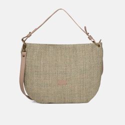 Bolsa transversal e de ombro em ráfia CUIROTS Ibiza