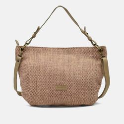 Bolsa transversal e de ombro em ráfia CUIROTS Ibiza